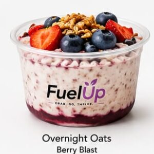 fuelup overnight oats berry blast breakefast cup